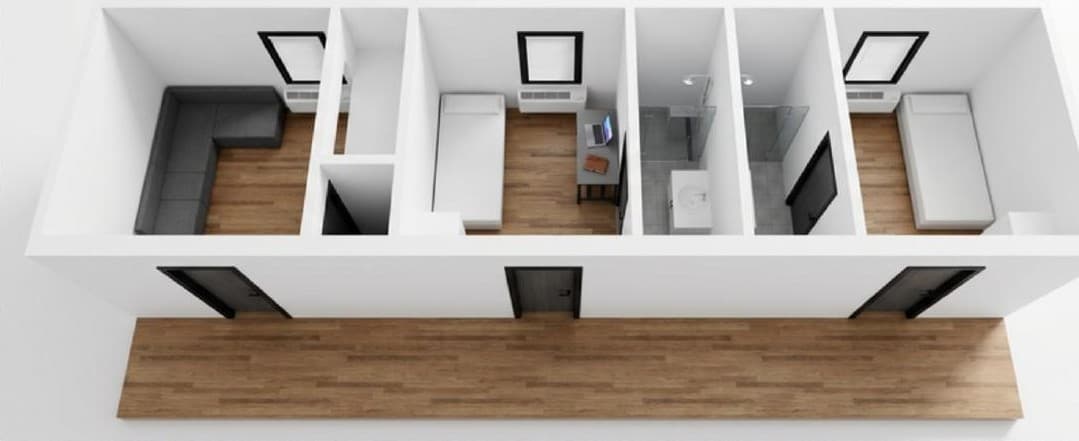 Type C cutaway interior render